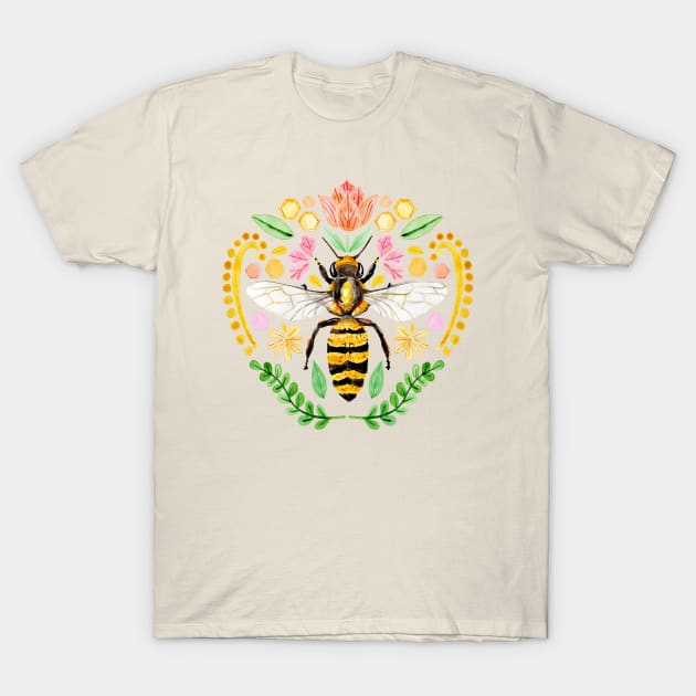 Bee Brocade T-Shirt by tangerinetane